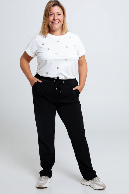 Effen 7/8-wortelbroek met trekkoord-Paprika-6