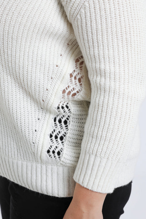 Pull uni col zippé-Paprika-6