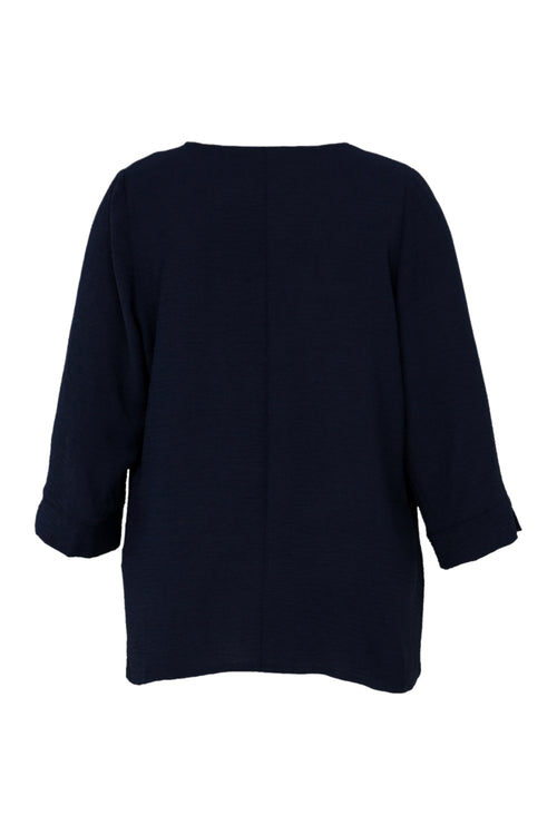 Losse, effen blouse-Paprika-11