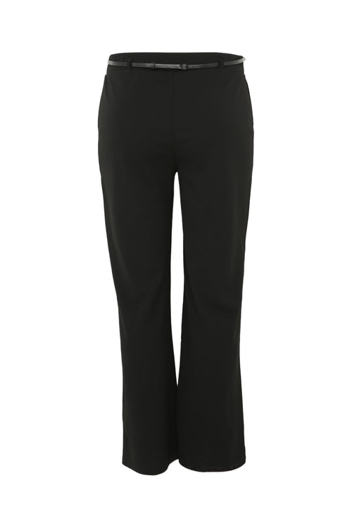 Effen palazziobroek met verstelbare zijkant-Paprika-10