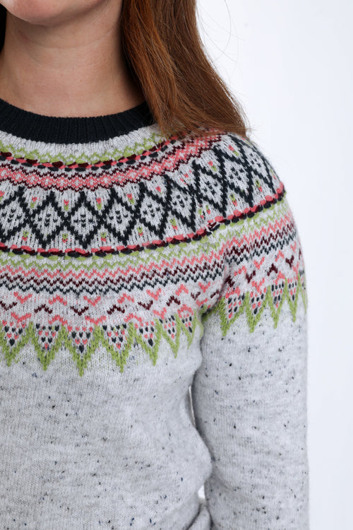 Pull motif jacquard-Paprika-5