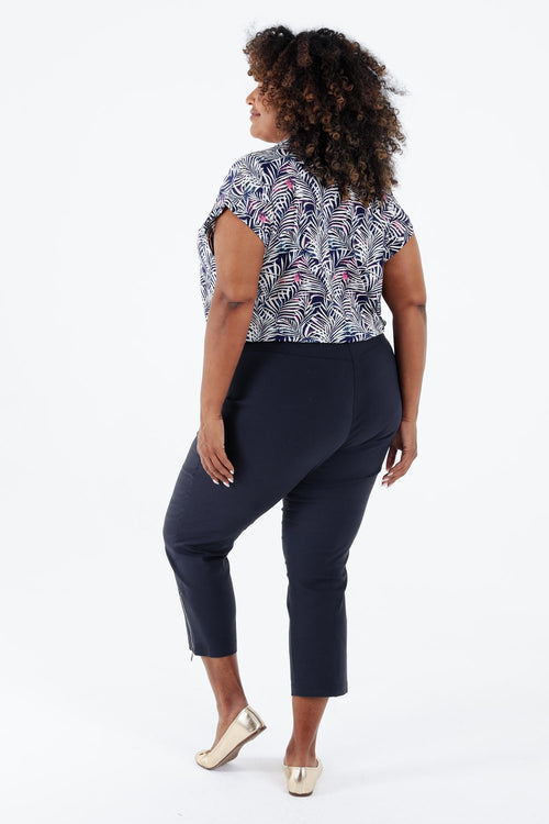 Uni 3/4 bengaline broek-Paprika-2