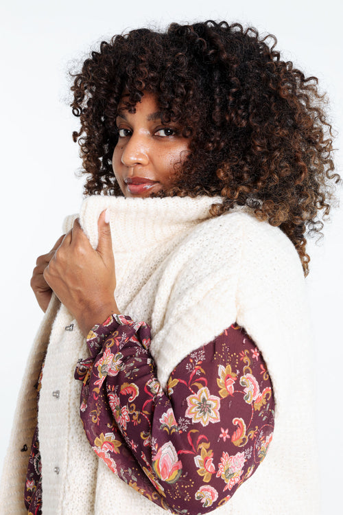 Gilet sans manches uni-Paprika-6