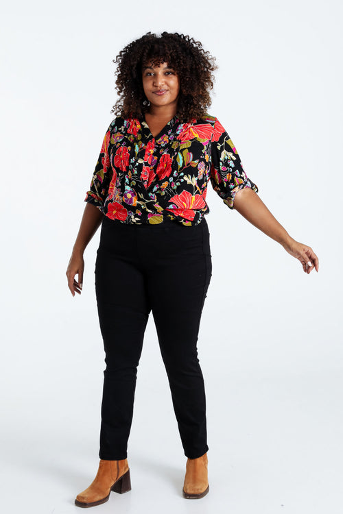 Slim, effen jegging 