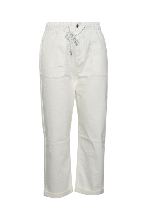 Chino en coton uni-Paprika-1