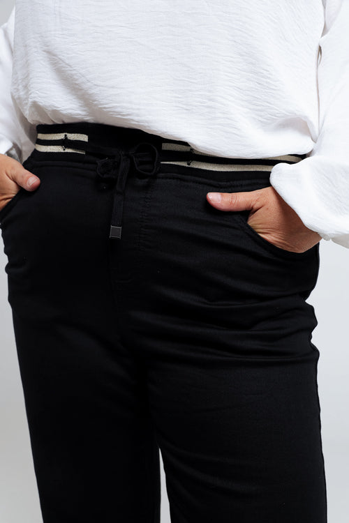 Rechte, effen jegging 
