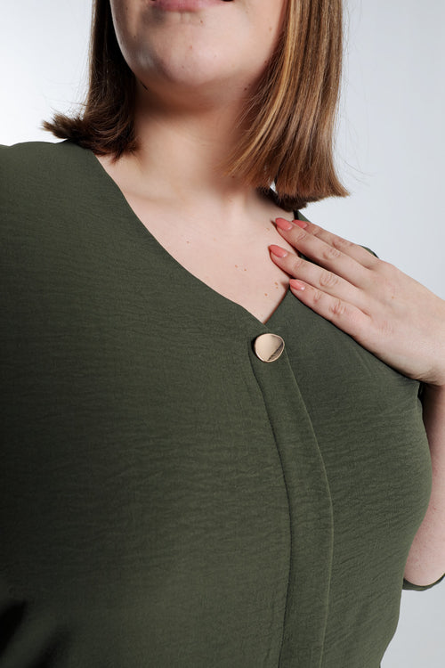 Effen blouse-Paprika-3