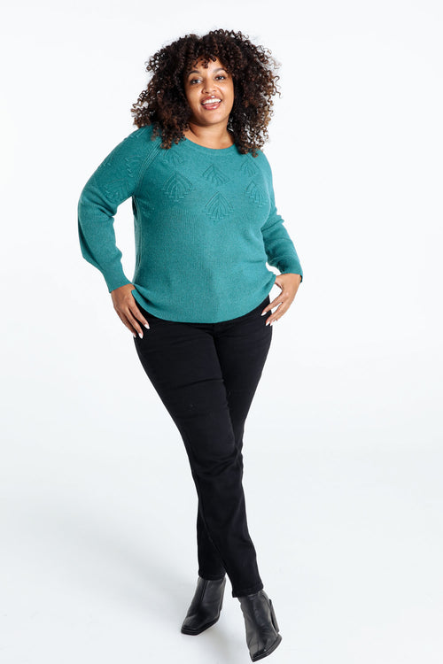 Trui met ronde hals-Paprika-8