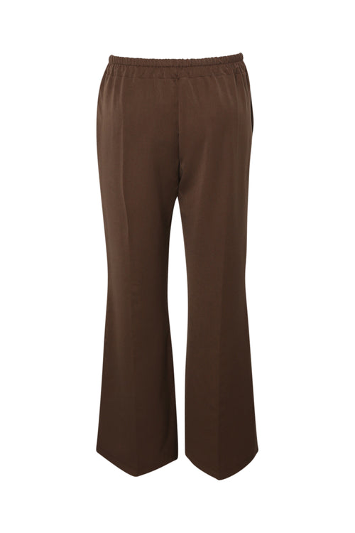 Pantalon large à plis uni-Paprika-8