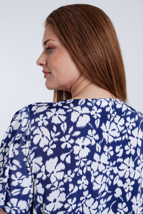 Bloemenprint T-shirt-Paprika-3