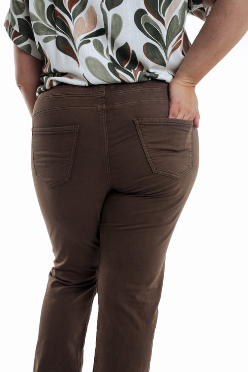 Jegging Lolly droit uni-Paprika-4
