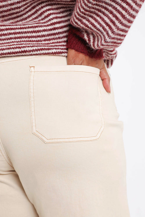 Jeans Elodie L32 effen-Paprika-5