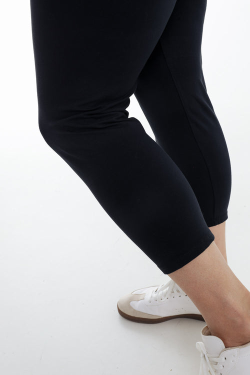 3/4 legging van biologisch katoen-Paprika-5