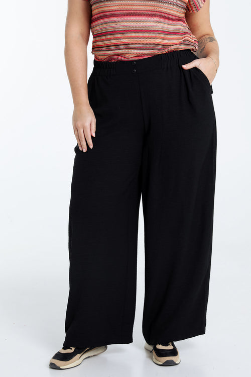 Soepele effen broek-Paprika-2