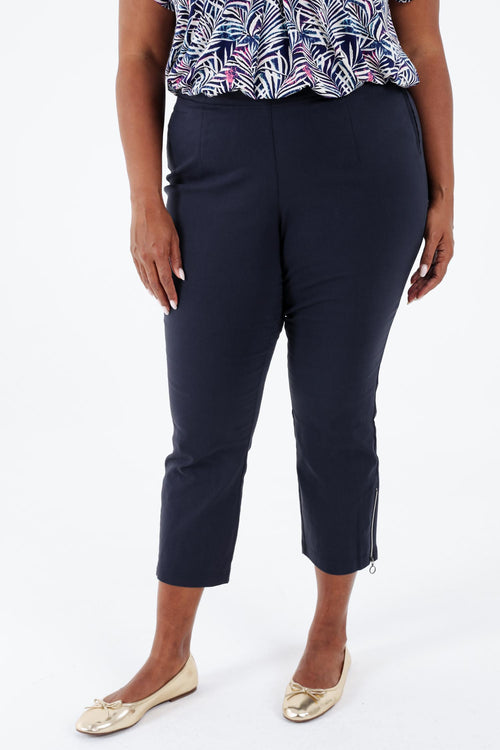 Uni 3/4 bengaline broek-Paprika-1