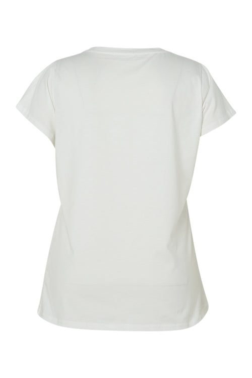 Katoenen T-shirt met Love borduursel-Paprika-11