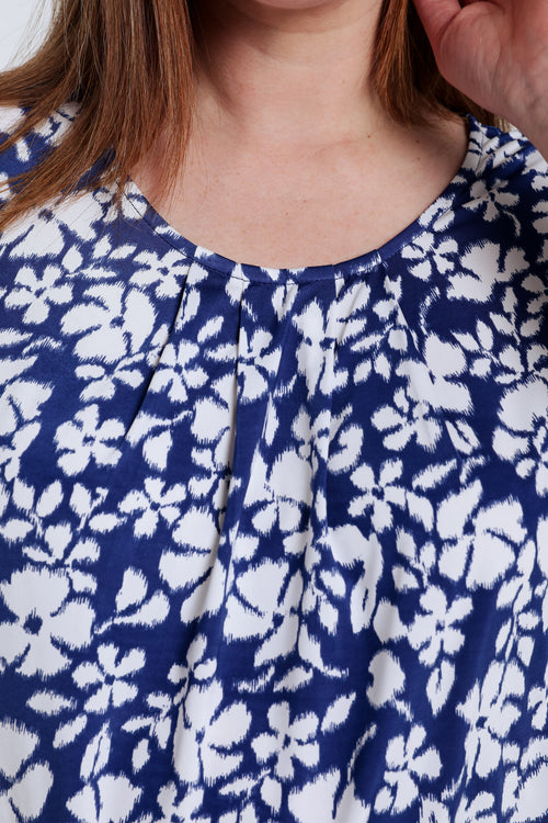 Bloemenprint T-shirt-Paprika-4