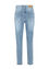 Effen jeans met 5 zakken en parels