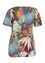 T-shirt met Hawai print en vlindermouwen