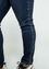 Effen slim jeans 'Louise' L30 met studs